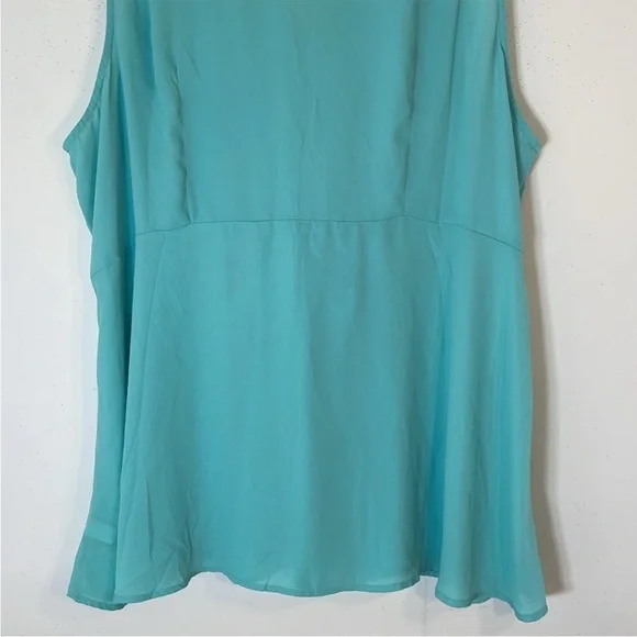 Torrid Peplum Georgette Button Front Tie-Front Blouse. 4X. NWT. - Picture 12 of 12